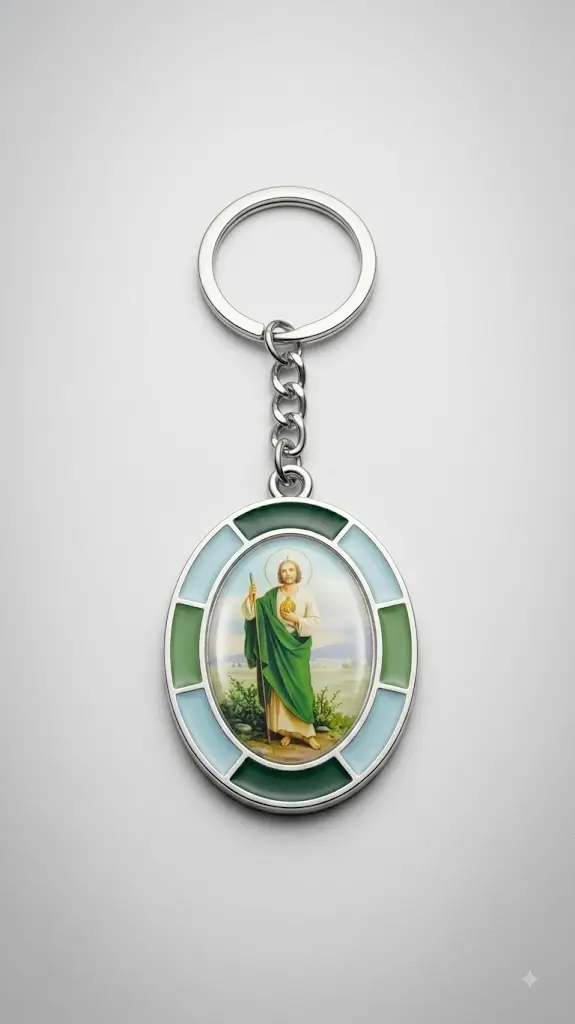 Llavero San Judas Tadeo/Virgen de Guadalupe