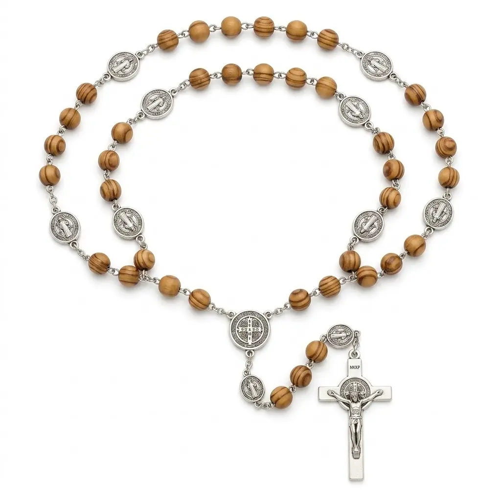 Rosario de madera de San Benito