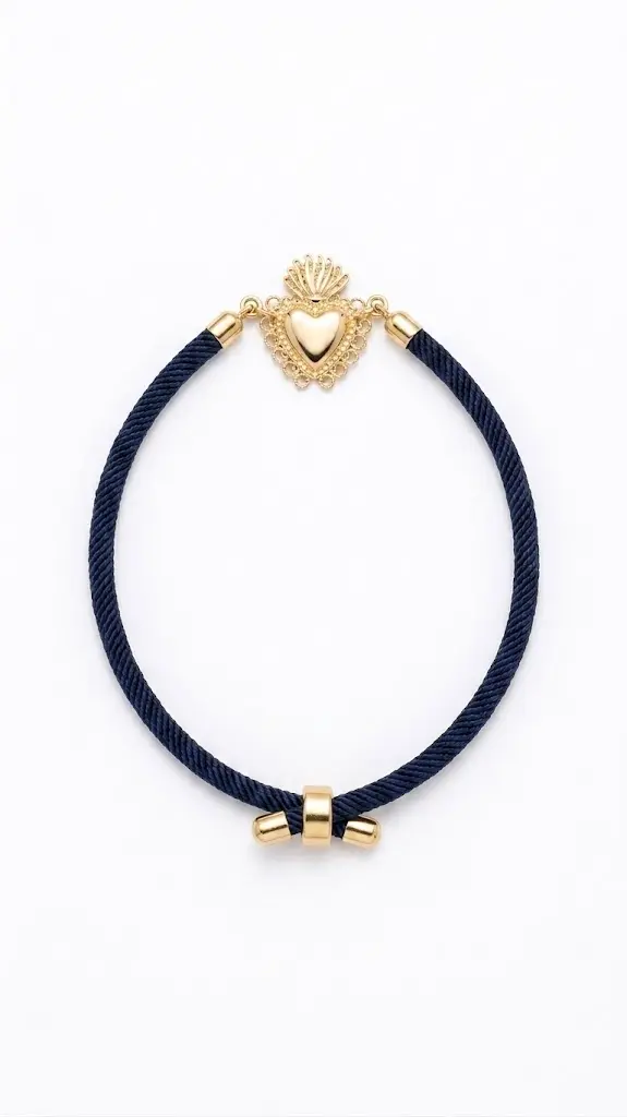 Pulsera corazón - Azul