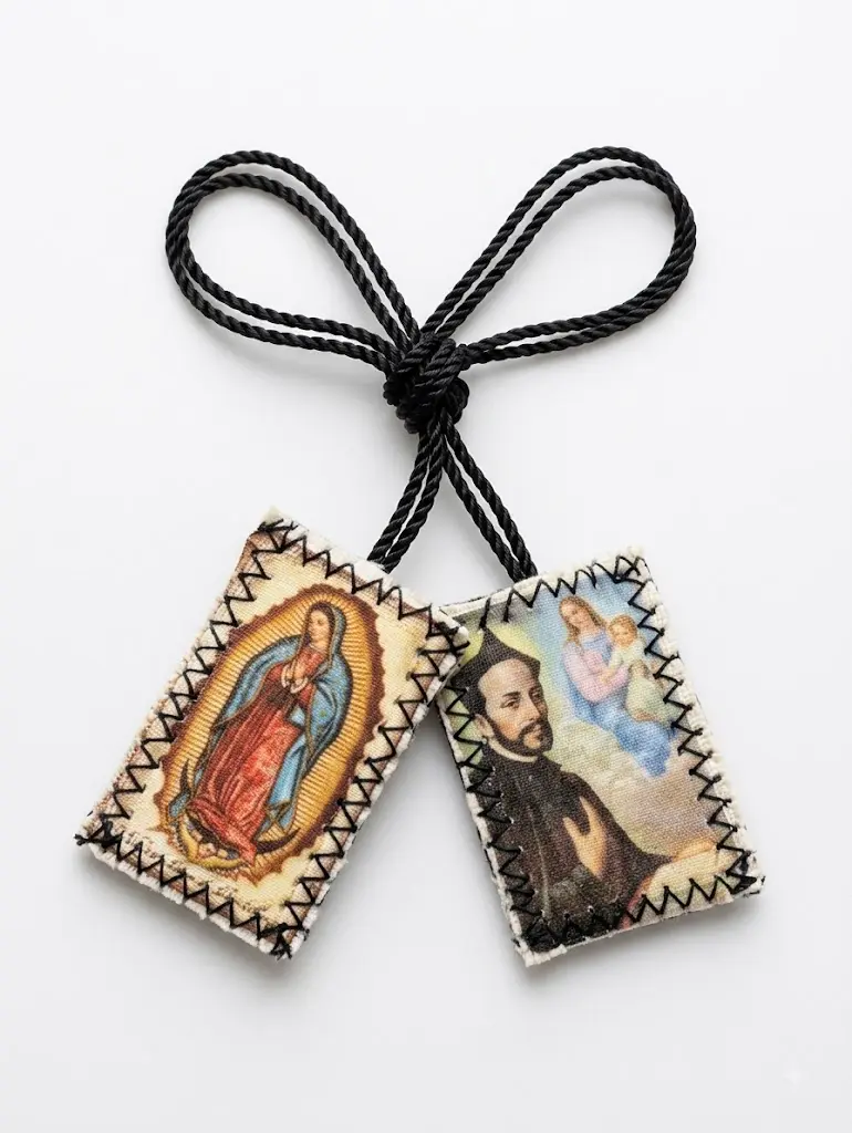 Escapulario Virgen de Guadalupe/San Ignacio de Loyola